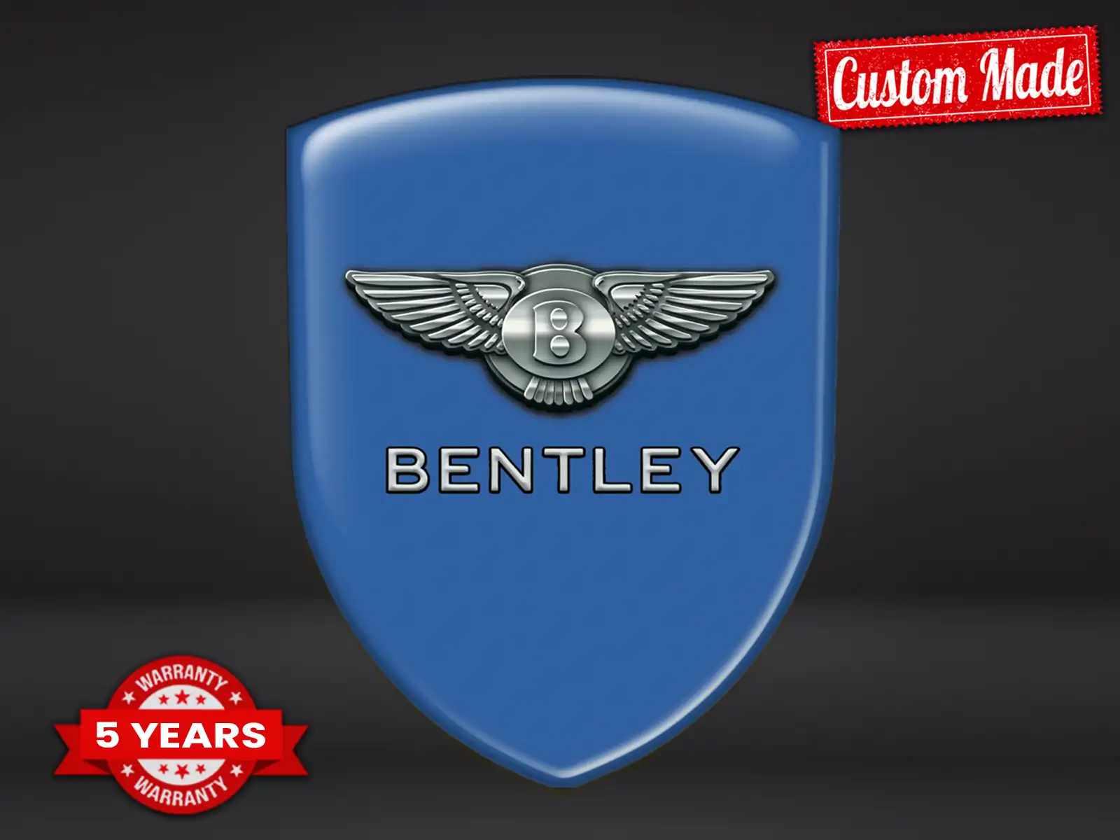 Bentley Pegatina En Relieve Máximo Resistente Elegante Pro 